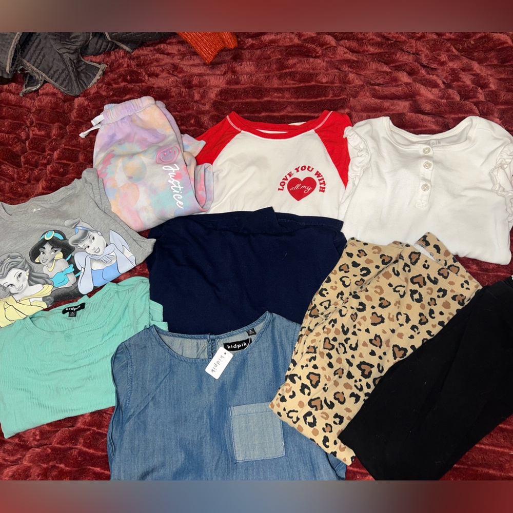 Long sleeve Tops & Pants Bundle - Girls 7/8
